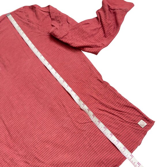 Marine Layer Auburn/Black Striped red Henley Shirt XXL long sleeves men’s new - Picture 12 of 16